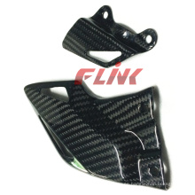 Piezas de la fibra de carbono de la motocicleta Protectores de talón para Honda Cbr 1000rr 08-11